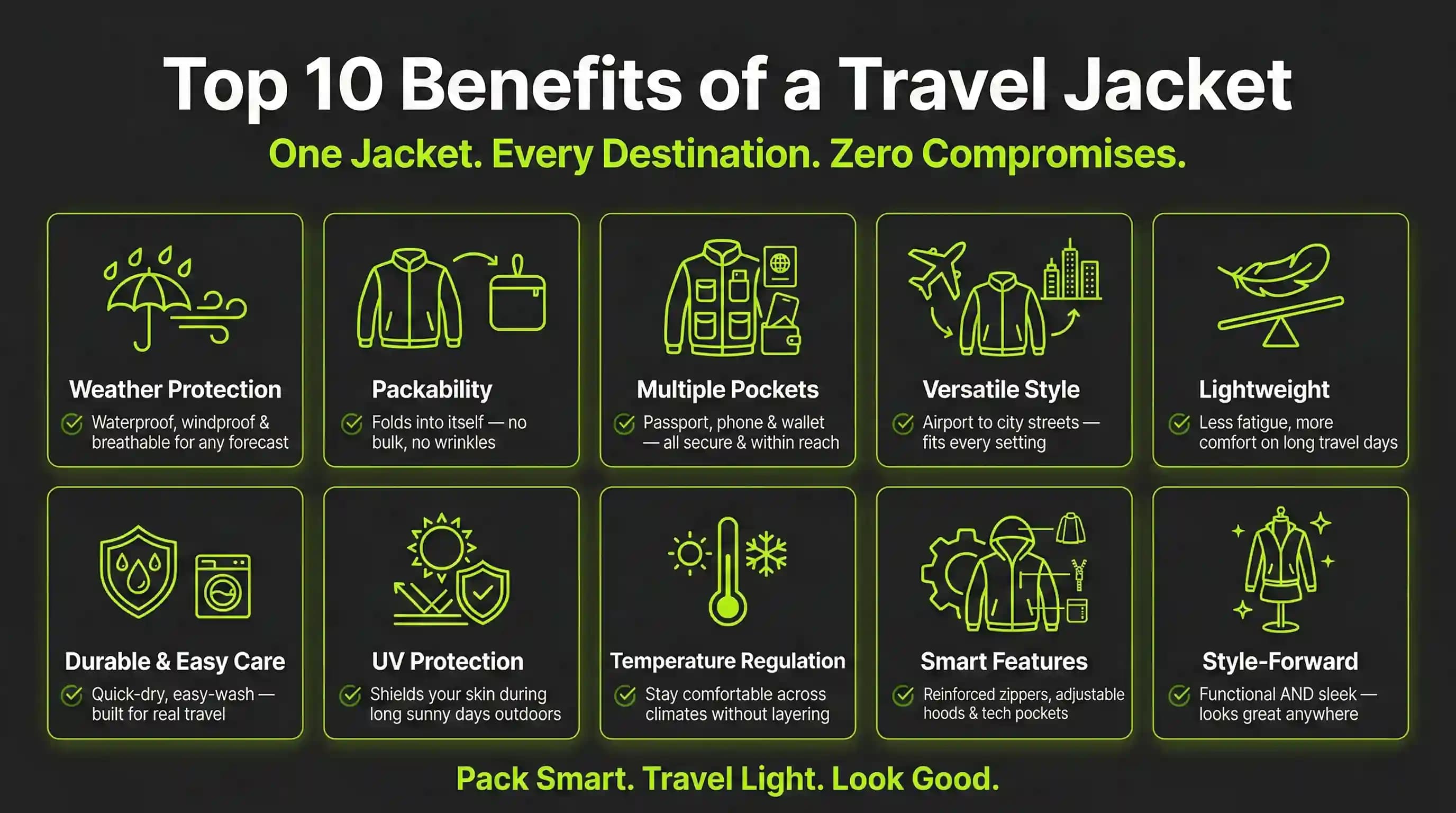 Top 10 Benefits of a Travel Jacket
