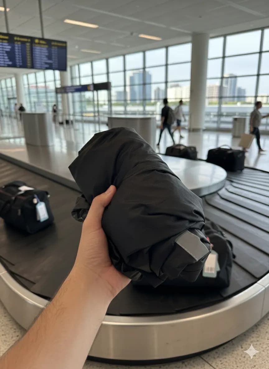 Packit Jacket unisex raincoat side profile