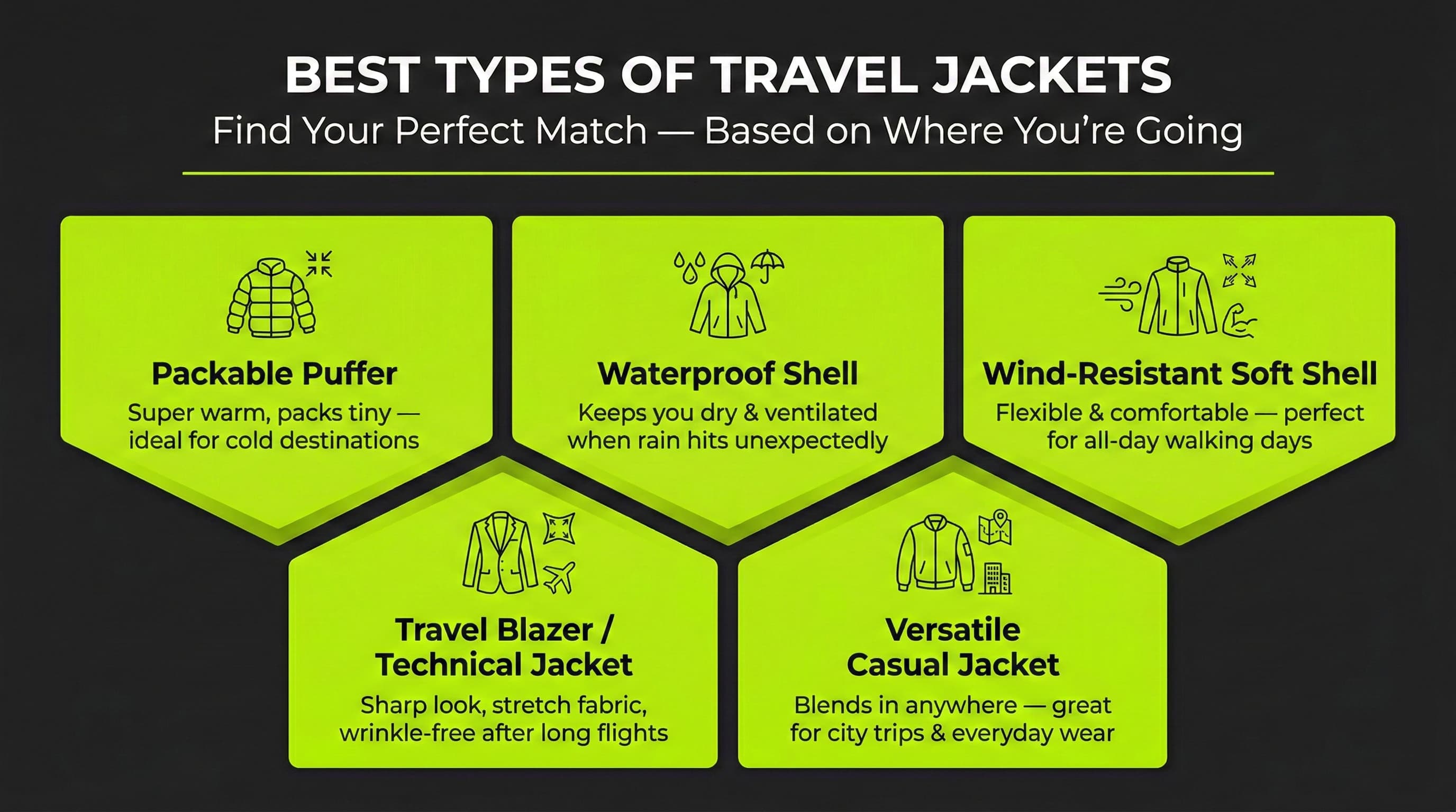 Best Types of Travel Jackets